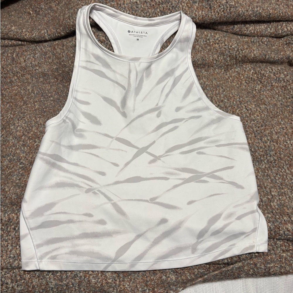 athleta cropped tank top
